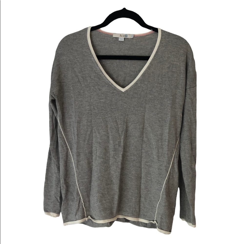 Boden gray sweater